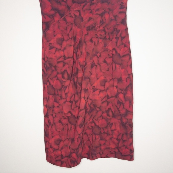 Michael Kors Collection 2010 Runway Rose Petal Asymmetrical Pleated Dress - Picture 8 of 12